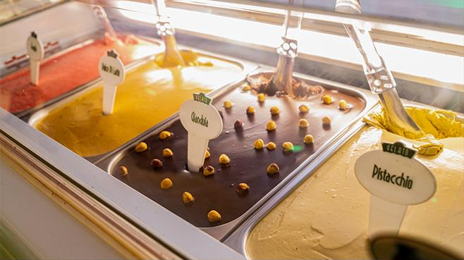 Vitrine de sabores Borelli para evento corporativo