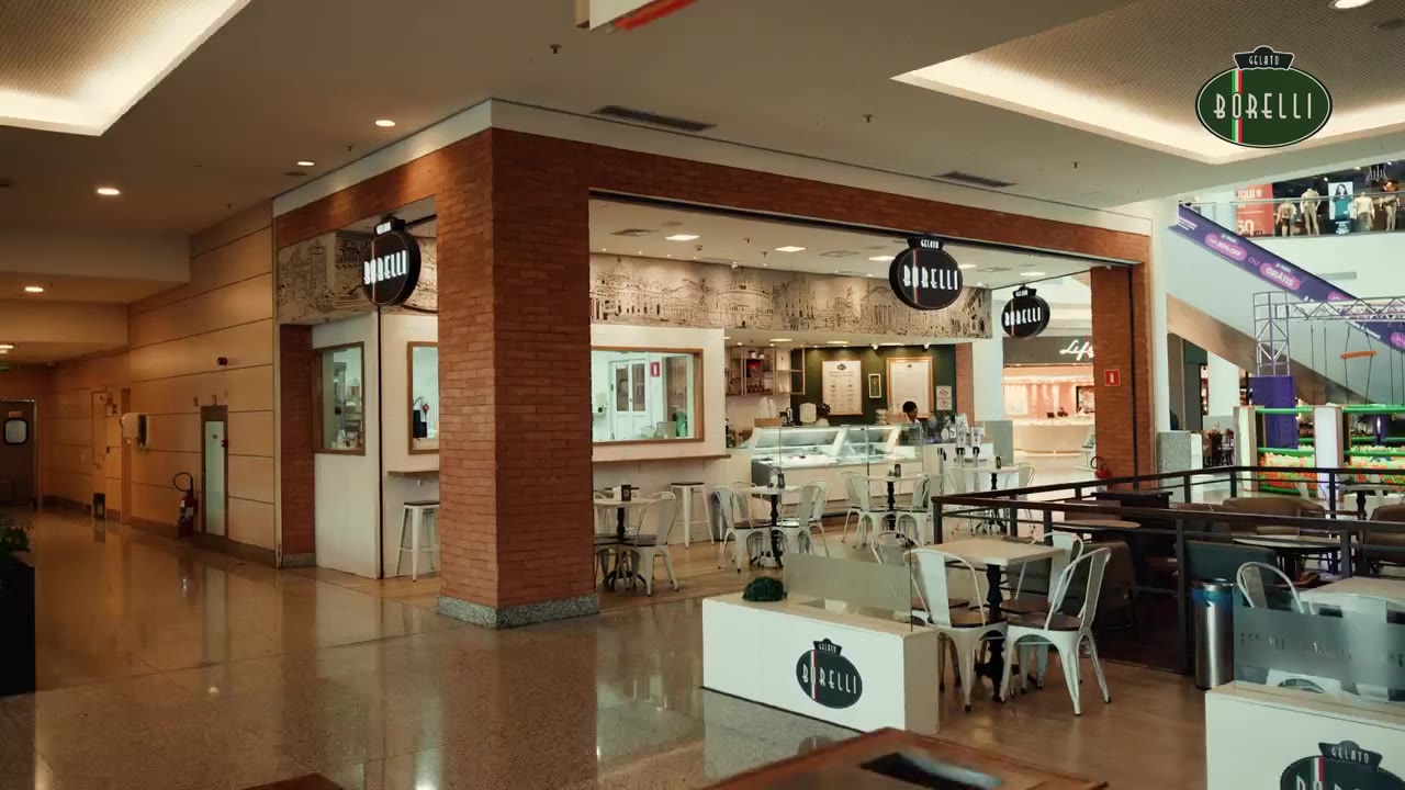 Unidade Gelato Borelli no São Bernardo Plaza Shopping